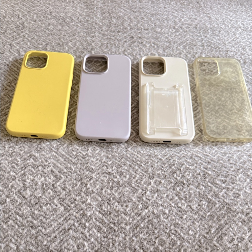 🍎📱4 iPhone 12 Pro Max cases (with card holder)